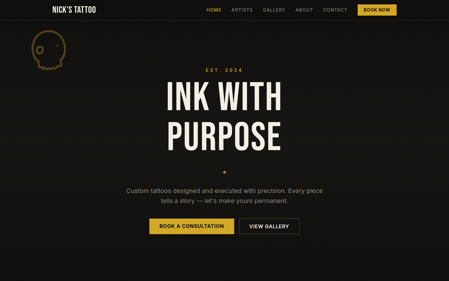 Nick's Tattoo — Tattoo Studio